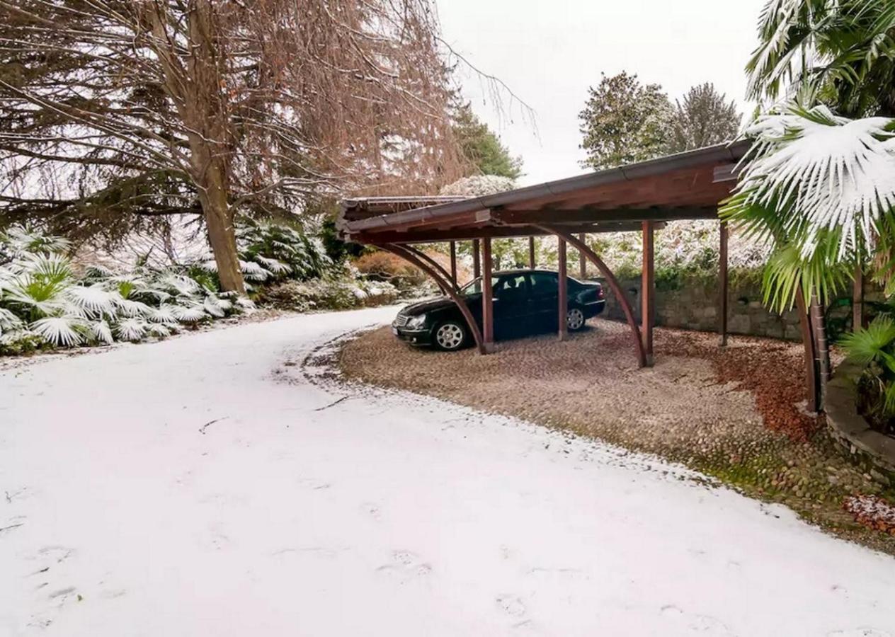 Villa Magnolia Lago Maggiore Besozzo Bagian luar foto