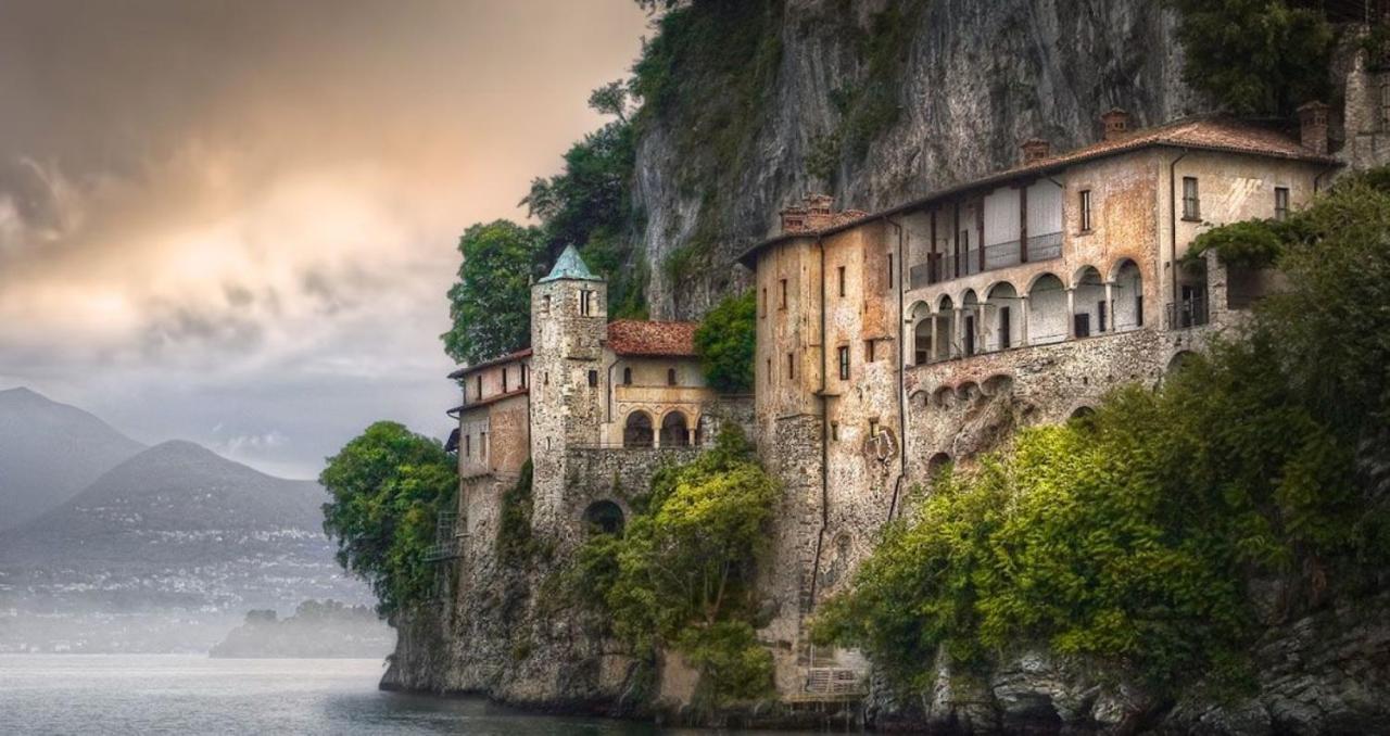 Villa Magnolia Lago Maggiore Besozzo Bagian luar foto