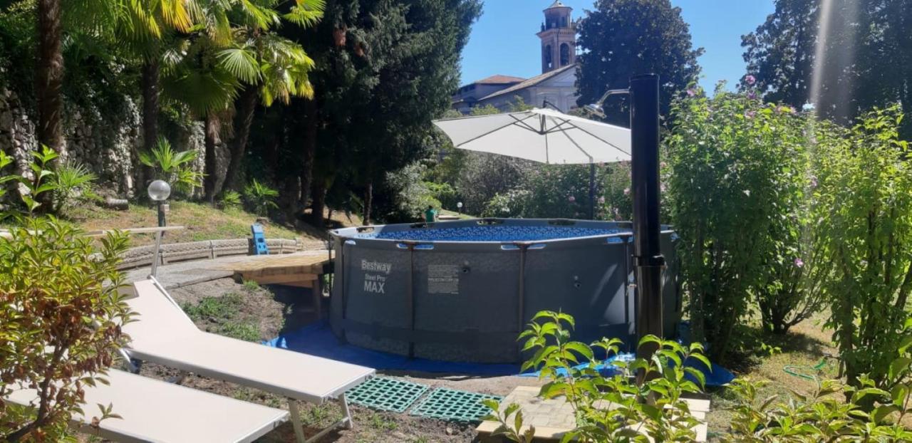 Villa Magnolia Lago Maggiore Besozzo Bagian luar foto